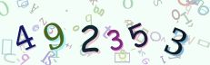 This is a captcha-picture. It is used to prevent mass-access by robots. (see: www.captcha.net)